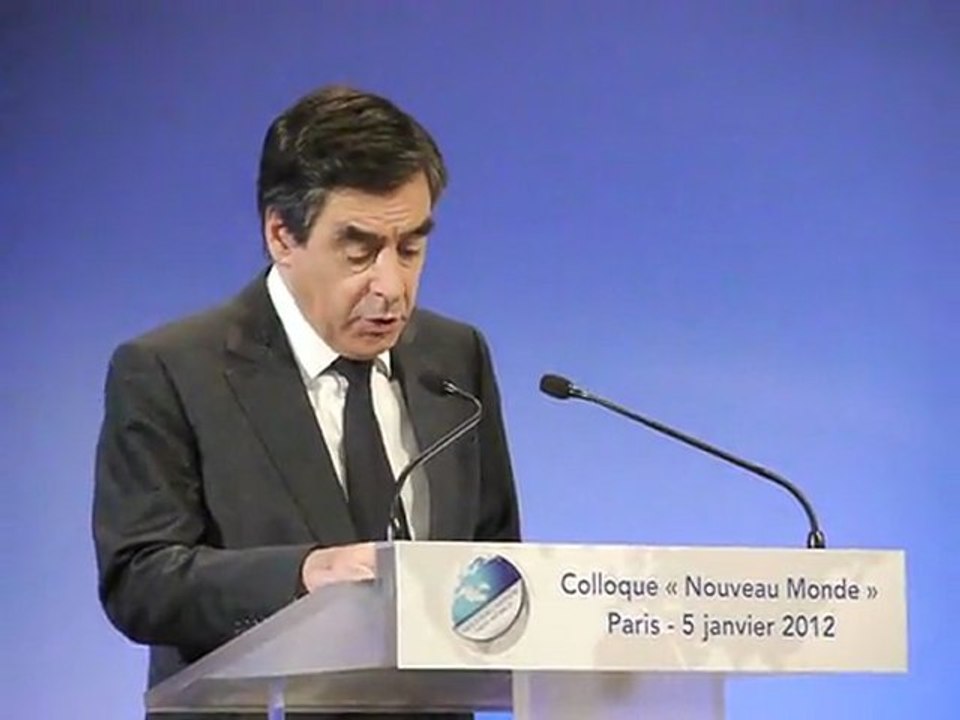 Colloque Nouveau Monde 2012 - extrait de l'intervention de François Fillon (6)