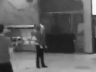 Lauren Close Up Retro Form In Gregorian Motion In Black & White