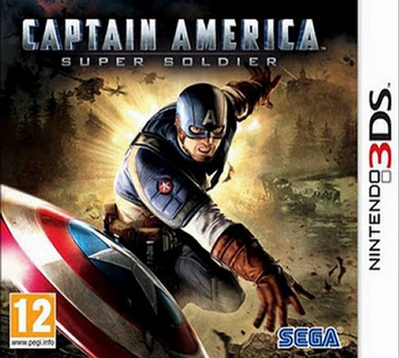 CAPTAIN AMERICA SUPER SOLDIER 3D 3DS Game Rom D...