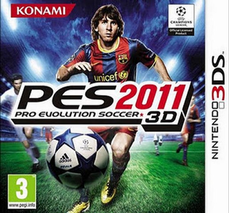 PRO EVOLUTION SOCCER 2011 3D 3DS Game Rom Download (EUROPE