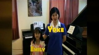 Piano lesson for kids