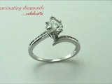 Intertwined Pave Diamond Engagement Ring