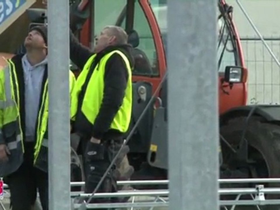 Le chantier des serres de la Charme