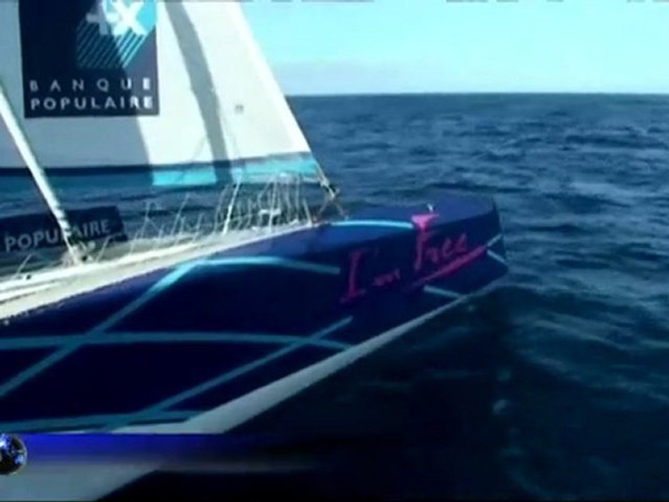 Jules Verne : les dernières images envoyées par le trimaran de Loïck Peyron