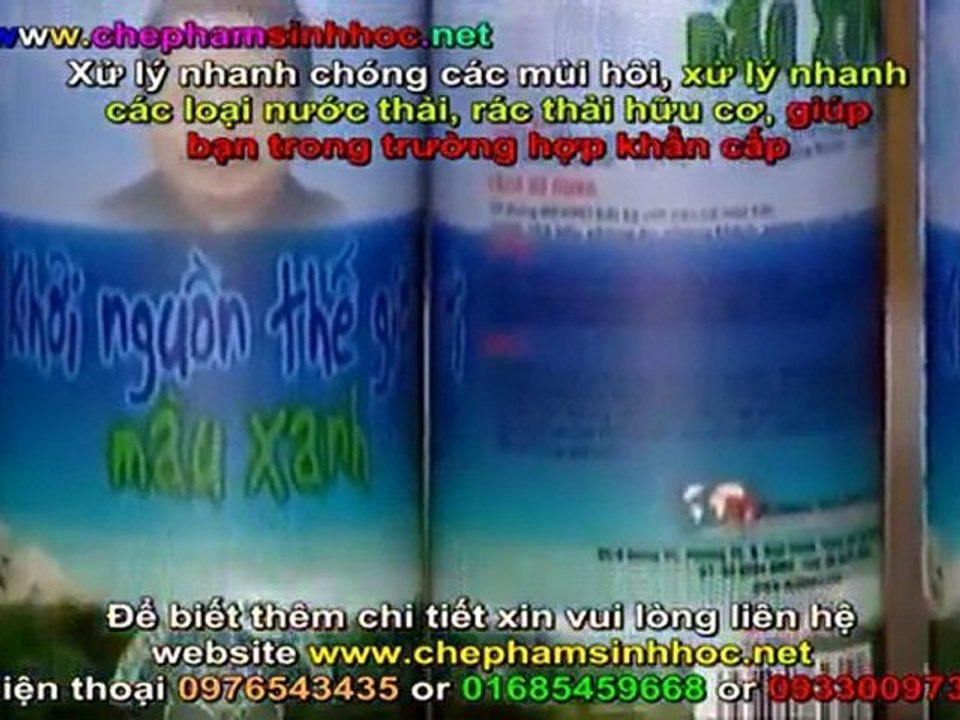 Xử lý mùi hôi nước thải - xử lý rác thải hữu cơ một cách nhanh chóng, an toàn với chế phẩm sinh học Weviro 1
