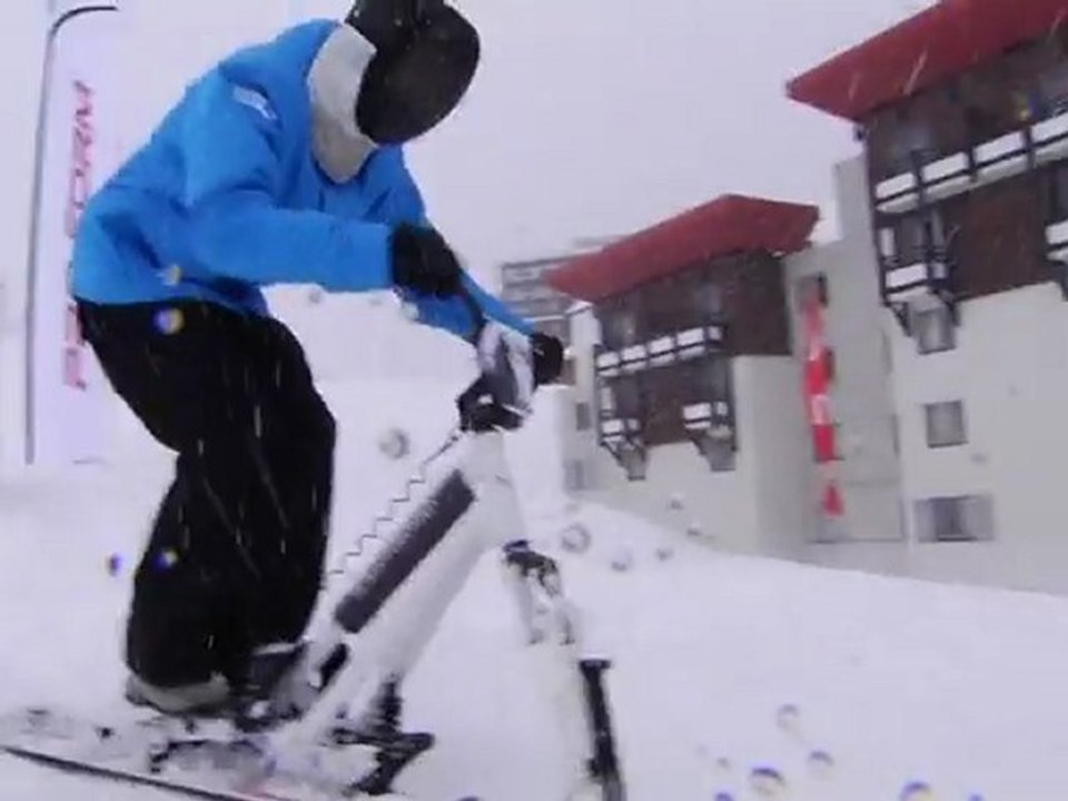 THE FENCER: SnowScoot session at "Les Etoiles du Sport »