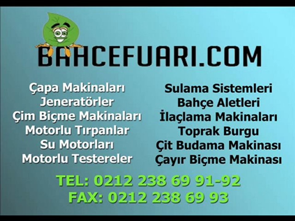 Çapa makinası, çim biçme makinası, ilaçlama makinası, motorlu tırpan, bahcefuari.com