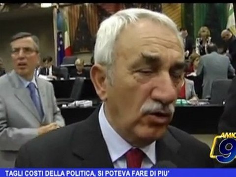 Tagli costi della politica, si poteva fare di più