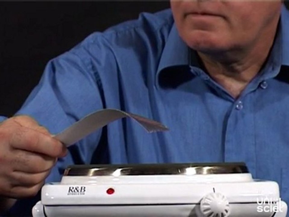 Un thermomètre en papier