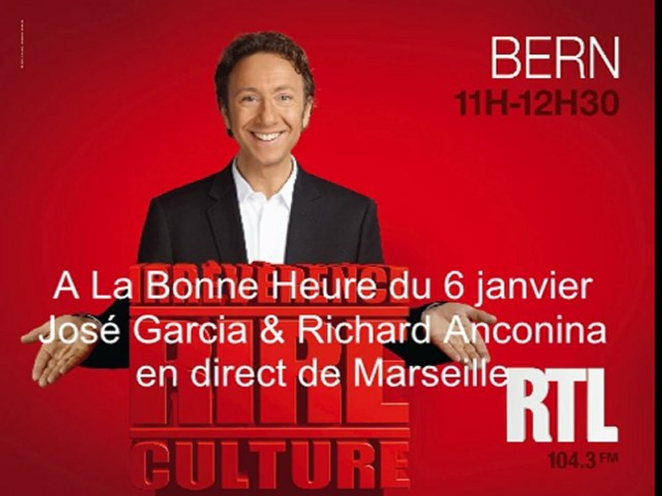 Vendredi 6 Janvier : Présentation de Richard Anconina & José Garcia  par Stéphane Bern