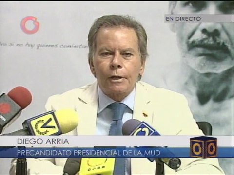 Arria: Al gobierno no le conviene que tengamos unas primarias tranquilas