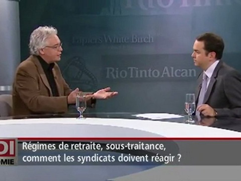 RDI Économie - Entrevue Louis Roy