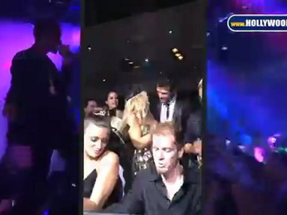 Fergie and Kanye West ring in the New Year at 1 Oak in Vegas.