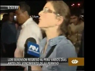 La "Terrorista" Lori Berenson regresó a Perú