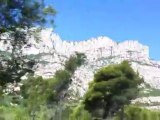 Mcluhan  Galaxy mountain view funicular to Santa Maria de Montserrat monastery Barcelona