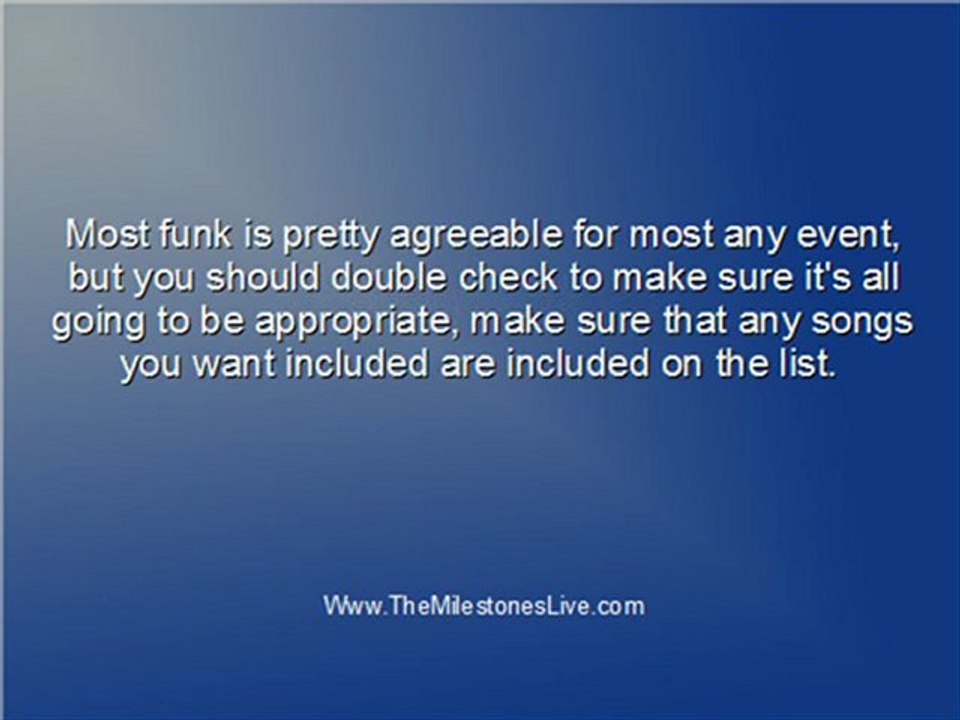Funk Bands - Funk Bands for Funky Events