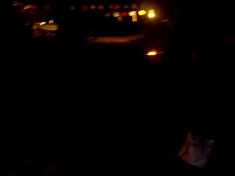 Le 1 janvier 2012 il est 3 heures sur la plage de trou d'eau !