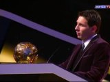 Leo Messi gana su tercer Balón de Oro