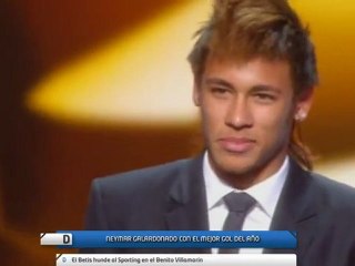 NEYMAR GALARDONADO CON EL MEJOR GOL DEL 2011