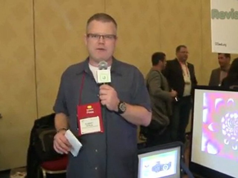 First Look at Optoma's WiFi Enabled LED Projectors - CES 2012 - Tekzilla Daily Tip