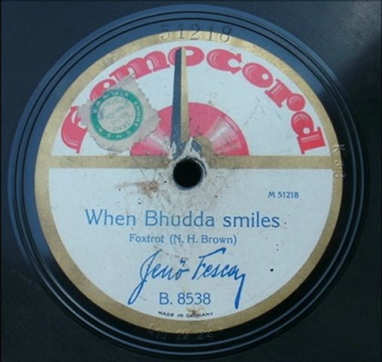 When Bhudda smiles - Jenö Fesca Tanzorchester 1923