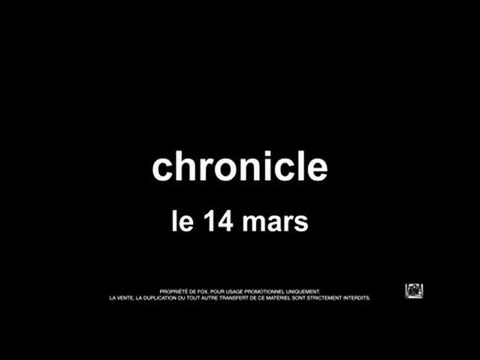 Chronicle - Bande-Annonce / Trailer VO ST FR