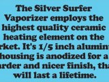 Silver Surfer Vaporizer in Black Hands Free