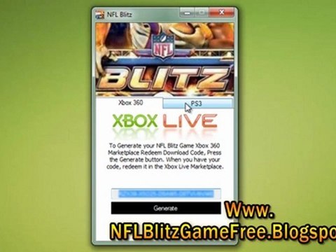 Download NFL Blitz Keygen Free - Xbox 360 - PS3