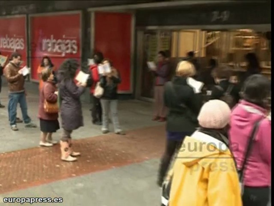 Flashmob bajo el lema "La cultura no se rebaja"