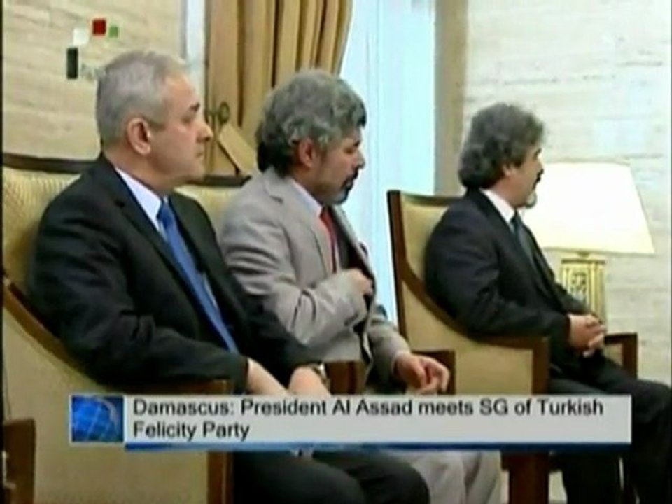 Assad meets Turkish Islamist party leader