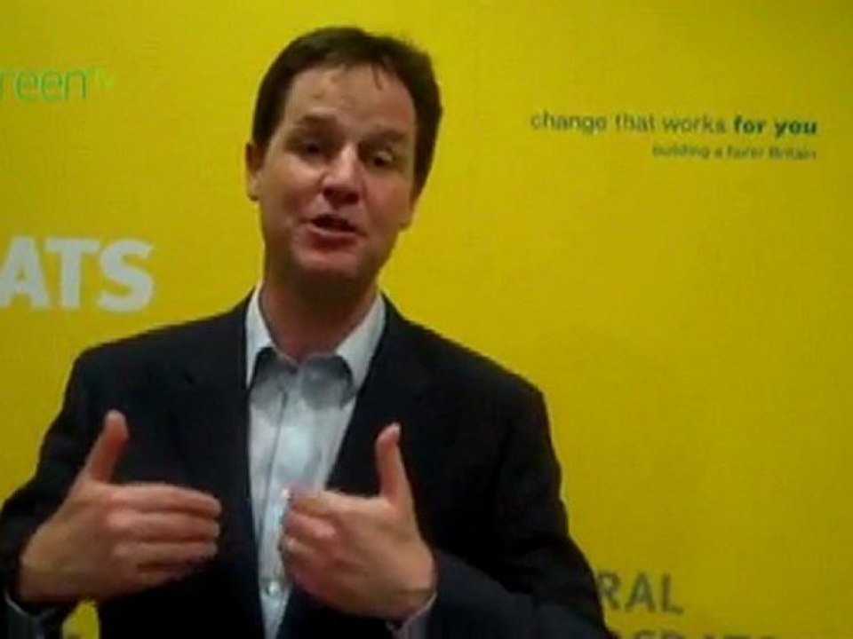 UK Election 2010 - Nick Clegg