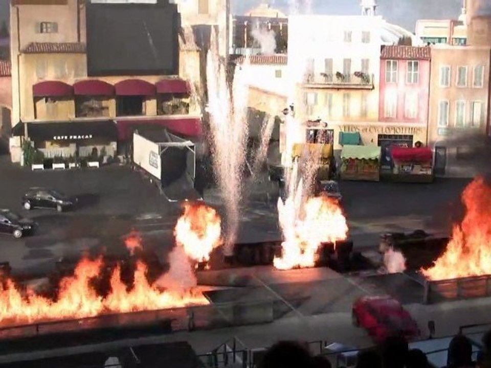 Moteurs action "stunt show spectacular" au Walt Disney Studios 2011