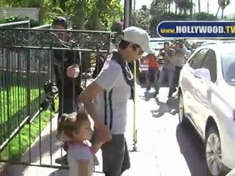 Halle Berry picks up daughter Nahla Ariela Aubry from school
