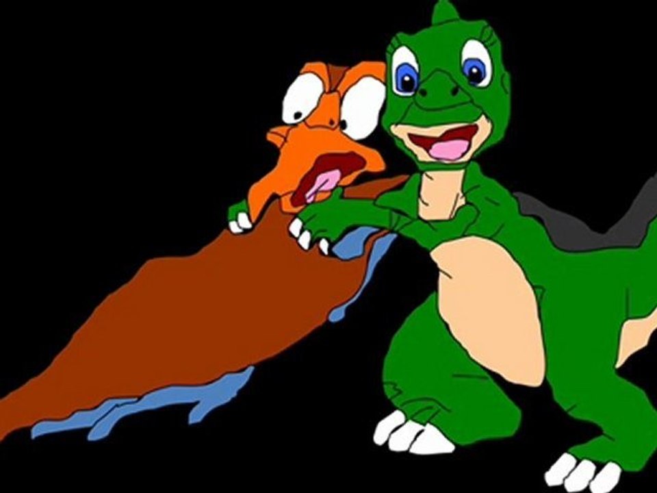 TRANSPATONOX - The Land before Time In einem Land vor unserer Zeit Ducky und Petrie 8 (Transparent)