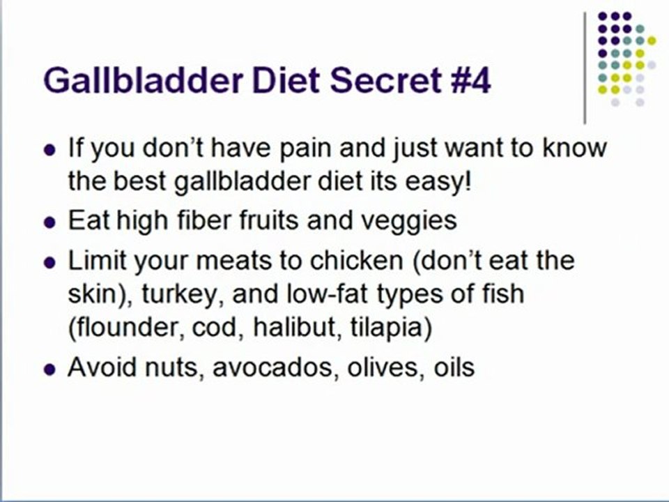 Gallbladder Diet Secrets Revealed