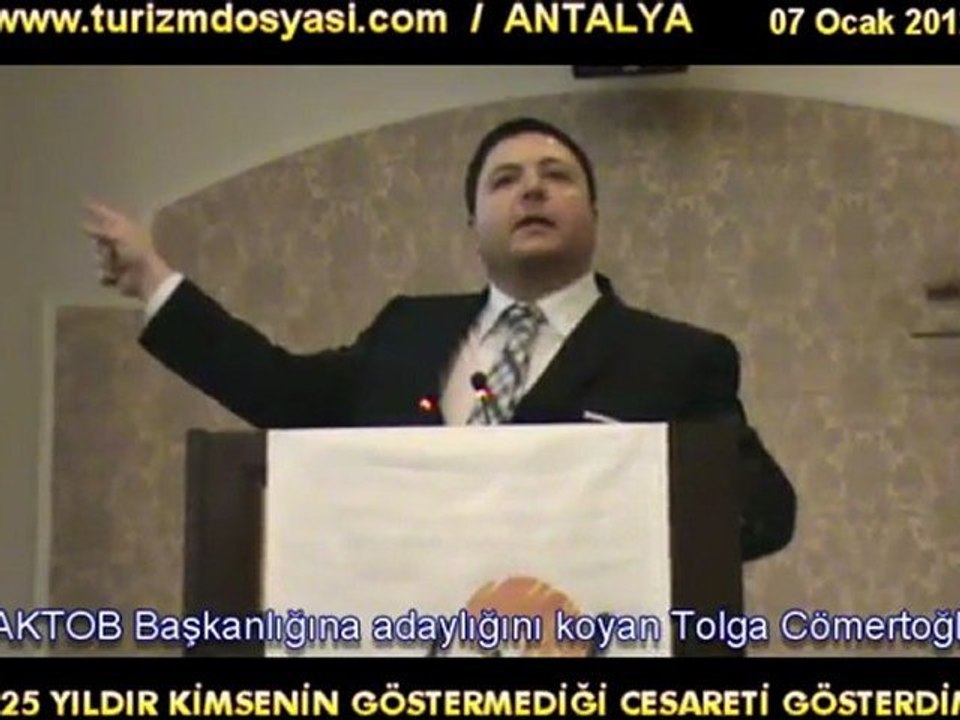 AKTOB BAŞKAN ADAYI TOLGA CÖMERTOĞLU'NUN DUYGUSAL KONUŞMASI