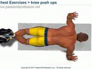 Knee push ups