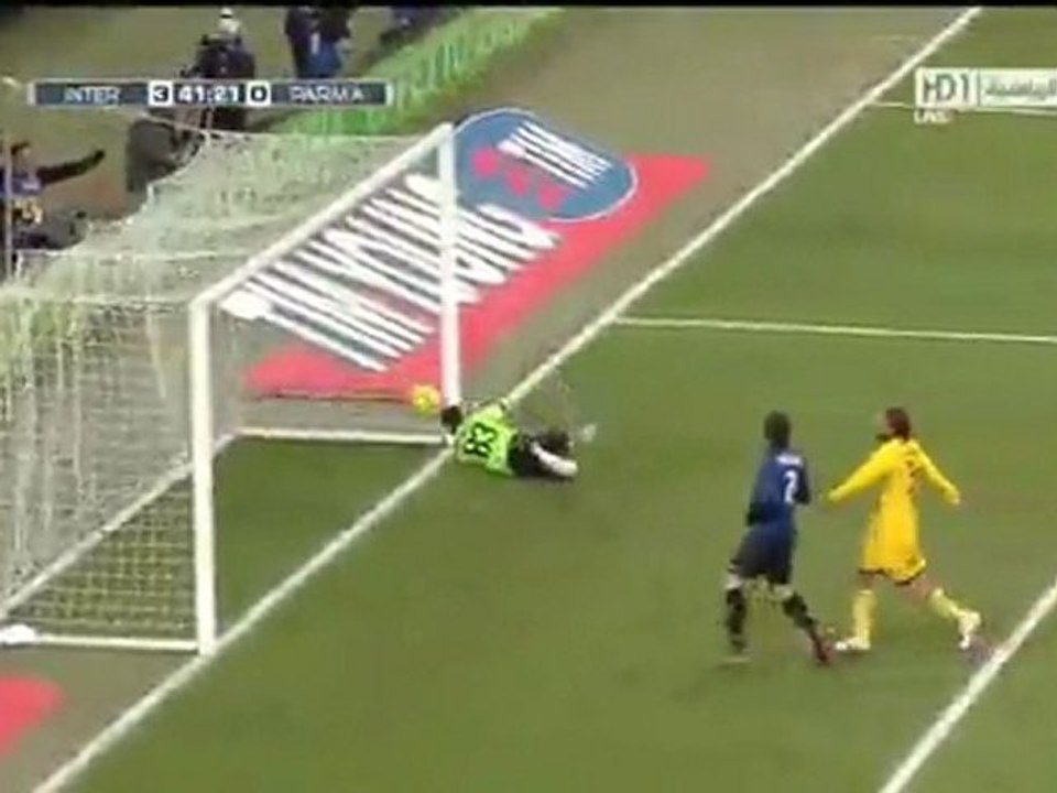 Diego Milito Goal Inter Milan 3 - 0  Parma