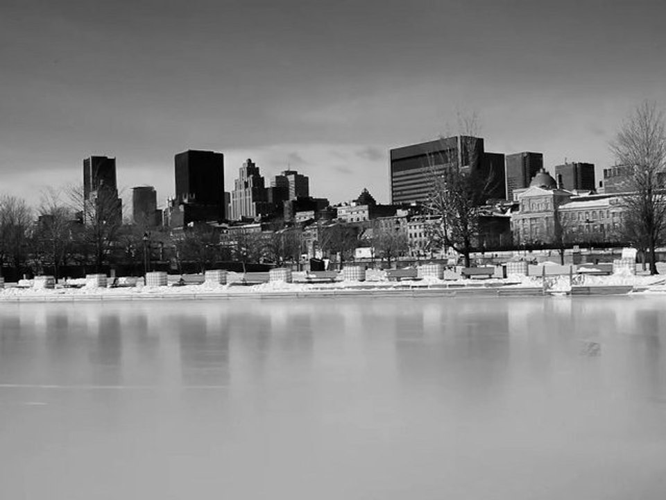 Montréal Dimanche matin en hiver