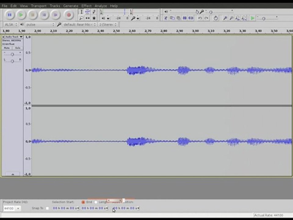 [Tuto] 1. Audacity : le filtre anti bruit