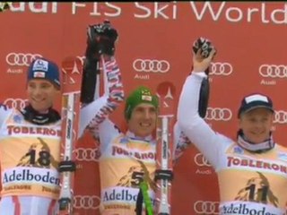 Blardone terzo nel gigante di Adelboden