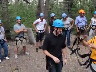 Ropes Course Leap of Faith