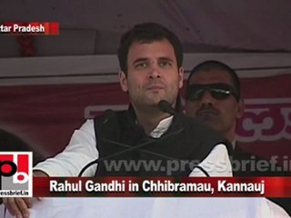 Congress Leader Rahul Gandhi in Chhibramau, Kannauj (U.P) Part 11