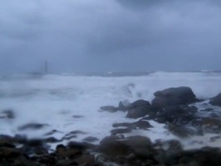 Plouguerneau 29880 tempête au phare de lile vierge 15/12/2011 finistère bretagne [www.monplouguerneau.com]