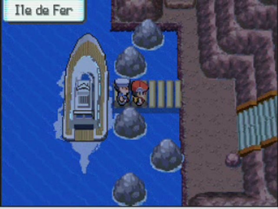 Pokémon Perle walkthrough ,25) L'île de fer