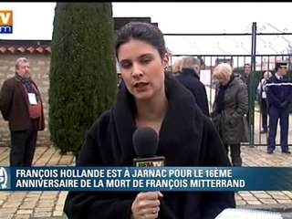 Hollande à Jarnac pour rendre hommage à Mitterrand