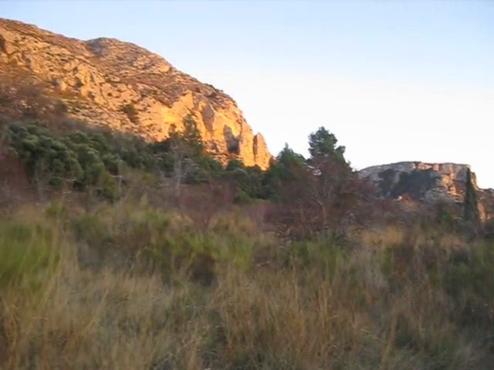 Fin d'après-midi à Moustiers