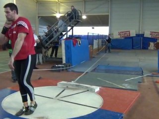 1ère sortie du PTG : concours de poids au dept indoor 07.01.12