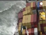 Nuova Zelanda lotta per recuperare container sulla Rena
