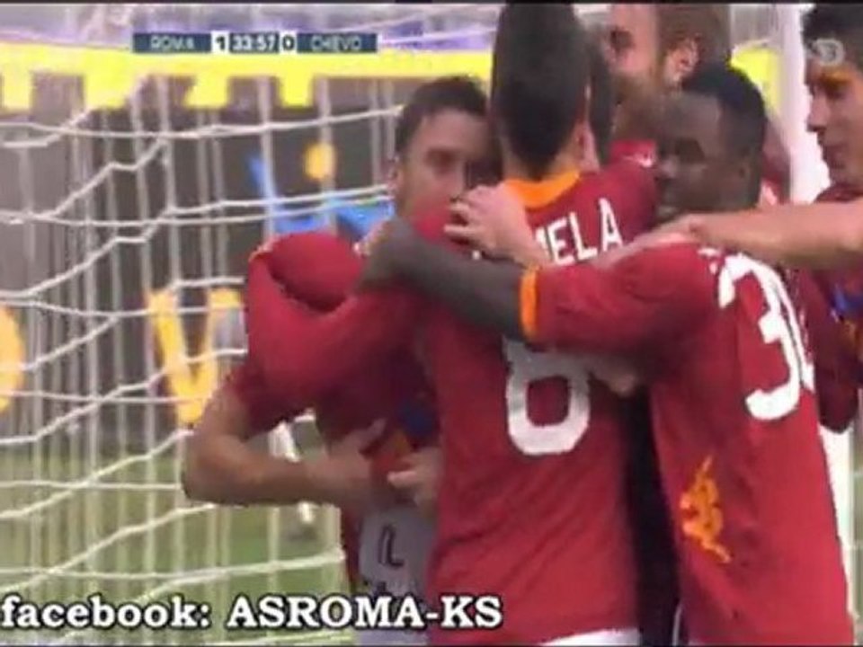 Roma - Chievo (1-0 Totti)